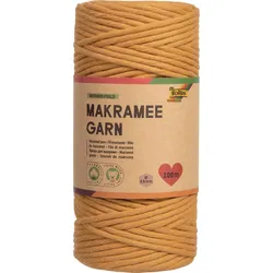 folia Makramee Garn gelb