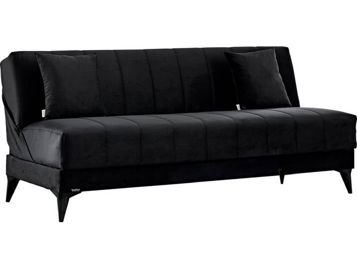 Schlafsofa Arne 192 x 84 x 86 cm Schwarz