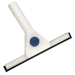 Fensterwischer Haug 25 cm, weiß Wischer komplett mit Aluleiste und Gummilippe