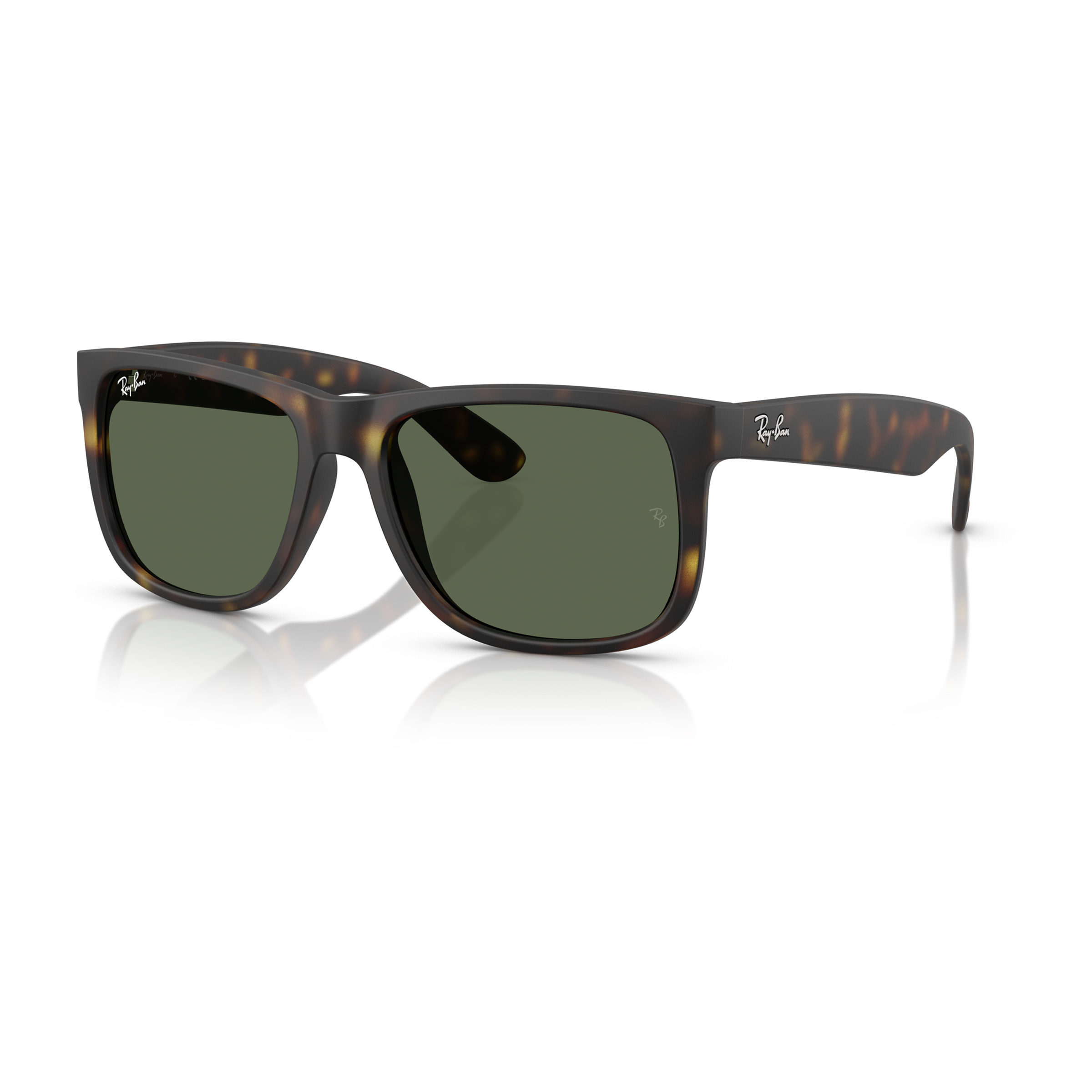 Ray Ban Justin Sonnenbrille Sonnenbrillen rubber havana-dark green Lifestyle