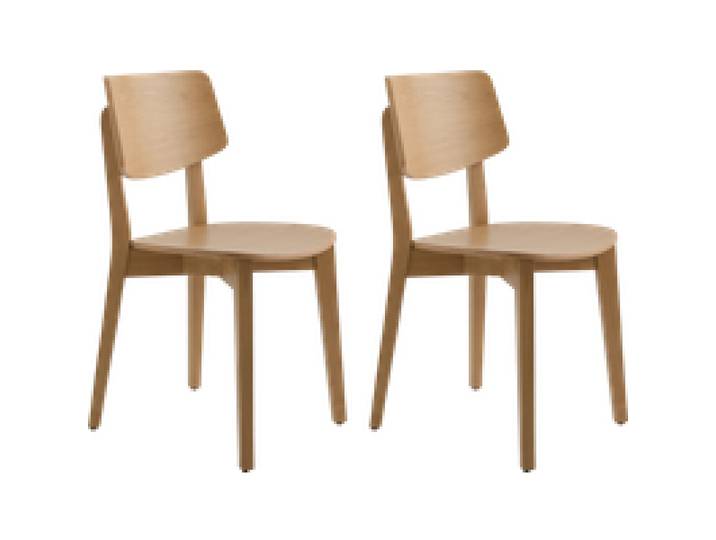 Lot de 2 chaises bois Suzanne
