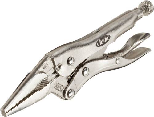Vigor V1802 Gripzange Gerade mit Prismenaussparung 150mm