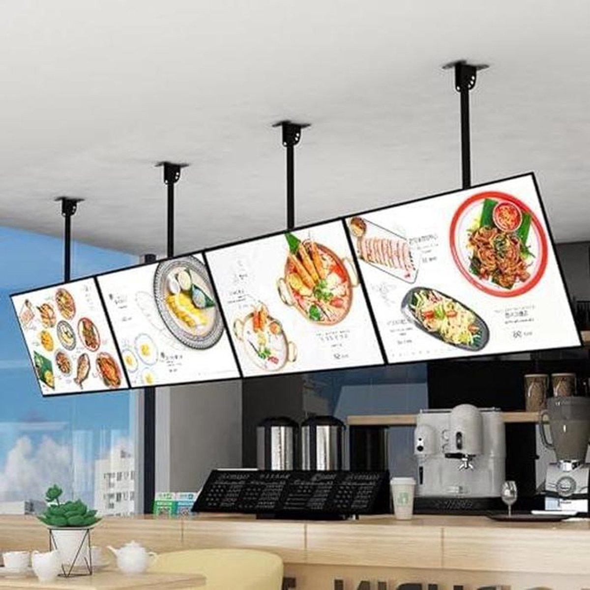 LED Lichtbak Posterlijst met Verlichting - Ultradun Klikframe - Zilver - 50 x 40 cm