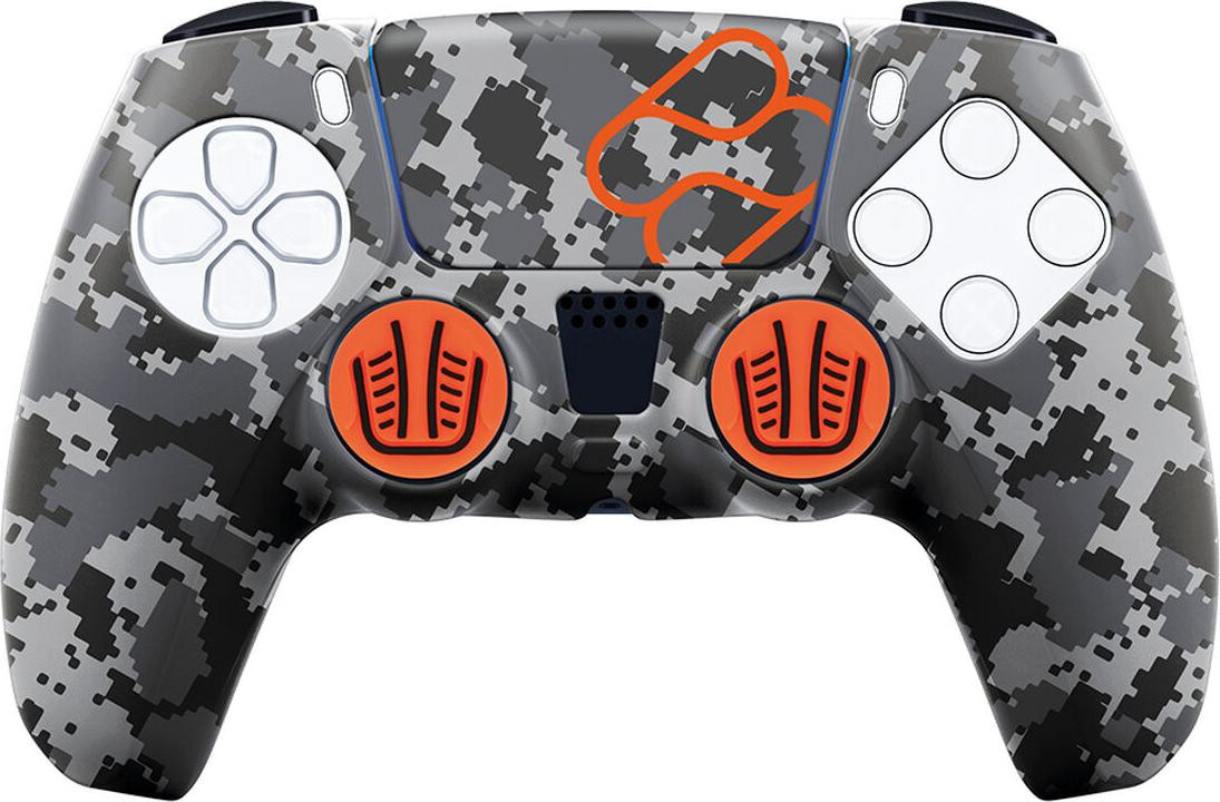 Blade Gaming PS5 Custom Kit Digitaal Zwart FR-TEC Set voor PlayStation 5 met Camouflage Siliconen Sony PS5 DualSense Controller Bescherming