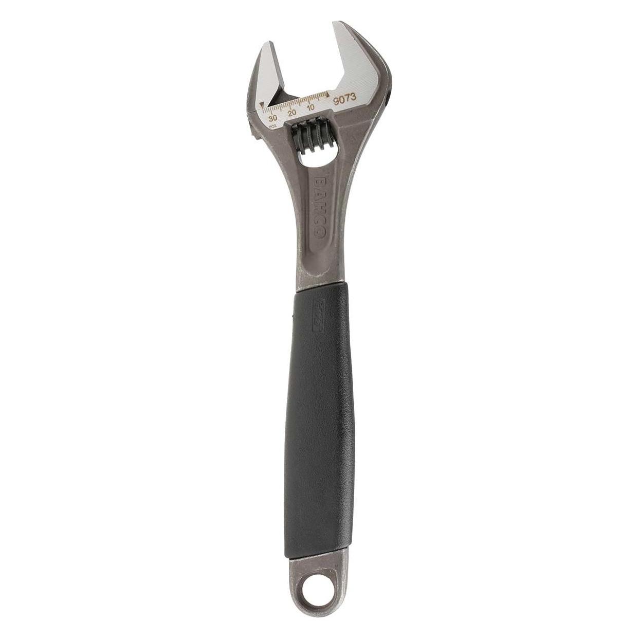 Bahco ERGO 34-mm-Rollgabelschlüssel mit Zentralmutter und Gummigriff, phosphatiert, 308 mm (34 mm) (9073)