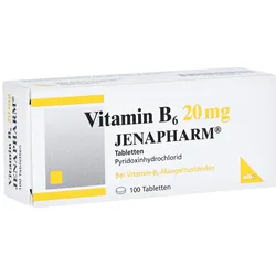 Vitamin B6 20 mg Jenapharm Tabletten 100 St
