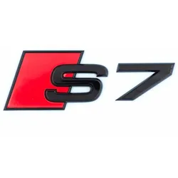 Original Audi S7 Schriftzug Schwarz Heckklappe 4K8071804