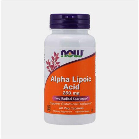 NOW ALPHA LIPOIC ACID 250mg 60 CAPSULAS