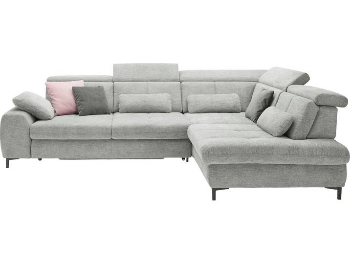 set one by Musterring Ecksofa SO 3400 Sitzhöhe 49cm, Sitztiefe verstellbar, B/T 317/220 cm, Kaltschaumpolsterung, Flachgewebe, whlw. mit Funktionen, Sitzhöhe 49