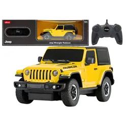 JEEP Wrangler JL Rubicon ferngesteuertes RC-Auto Rastar Gelb 1:24