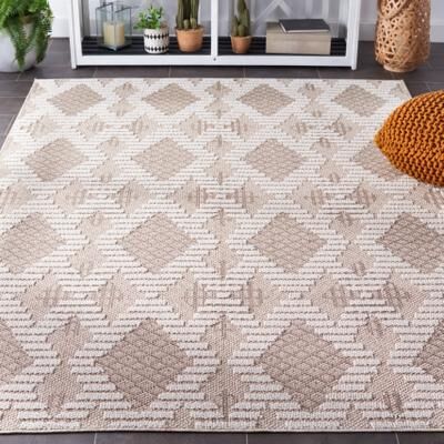SAFAVIEH Global Guylaine Waterproof Patio Backyard Rug