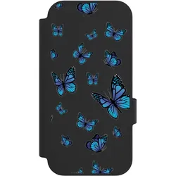 Nivocase Klapphülle für Google Pixel 10 Handyhülle aus Kunst Leder NIVOflip schwarz Muster Schmetterling (Google Pixel 10), Smartphone Hülle, Schwarz