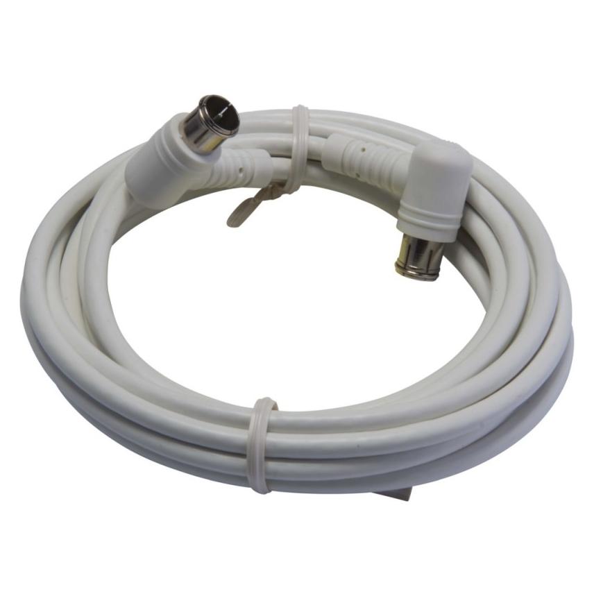 Triax SATKABA+5.0M SAT-Anschlusskabel 110 dB Quick-F-Winkel (90 dB, SAT Kabel) (389330)