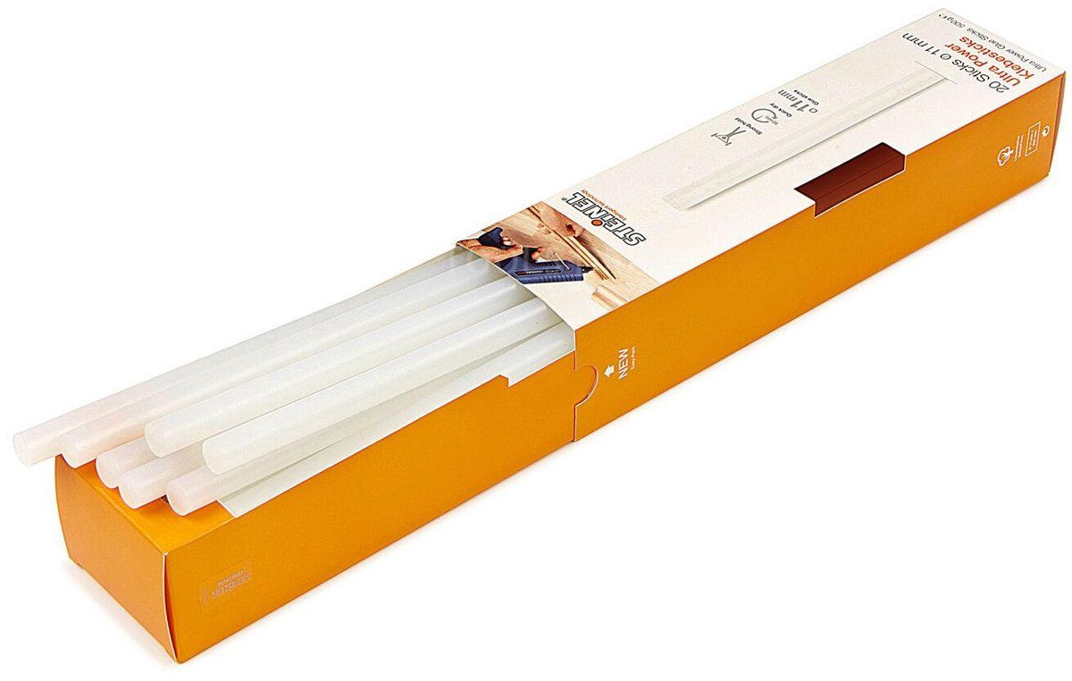 Steinel Ultra Power Lijmpatronen 11mm - 500g (20 stuks) - Krachtige universele lijm