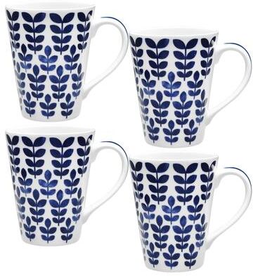 Noritake Sandefjord Set of 4 Mugs, 12 oz.