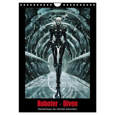 Roboter - Diven (Wandkalender 2027 DIN A4 hoch), CALVENDO Monatskalender
