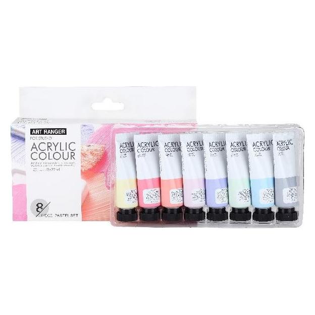 Art Ranger Acrylfarben Pastell 8x22ml Set (22 ml) (FEA0822T-P)