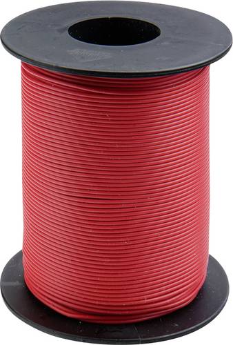 Donau Elektronik 119-10 Litze 1 x 0.14mm² Rot 100m
