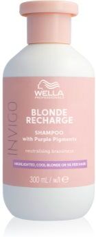Wella Invigo Blonde Recharge champô para cabelo loiro neutraliza tons amarelados 300 ml. Invigo Blonde Recharge