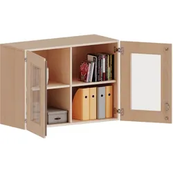 Aufsatzschrank, 2 Ordnerhöhen - Serie evo180