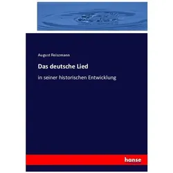 Das deutsche Lied, Fachbücher von August Reiszmann
