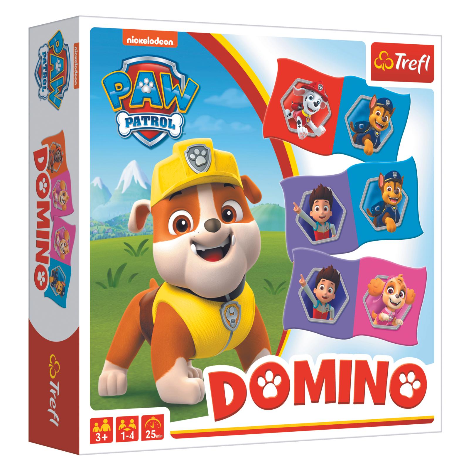 Trefl Domino Puppy Patrol Game (Polnisch, 1 - 4 Spieler) (01895)