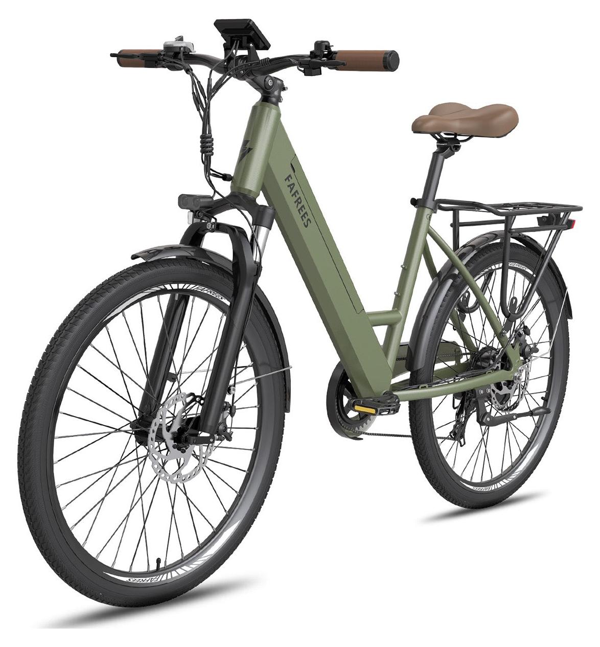 FAFREES F26 PRO E-Bike - Motor 250W Akku 36V15Ah 26x1.75 Zoll Reifen Mechanische Scheibenbremsen - Grün