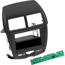  2-DIN Radioblende mit Ablagefach Mitsubishi 