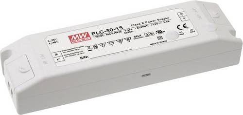 Mean Well PLC-30-48 LED-Treiber, LED-Trafo Konstantspannung, Konstantstrom 30W 0 - 0.64A 48 V/DC nicht dimmbar, PFC-Schaltkreis