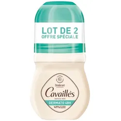 Roge Cavailles, Deo, Dermato Deodorant Sensitive Skin 48H Roll On 50ml - Pack of 2 (Roll-on, 50 ml)