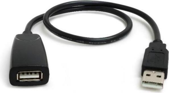 ALFA Network Actieve USB 2.0 verlengkabel 50 cm voor stabiele signaaloverdracht