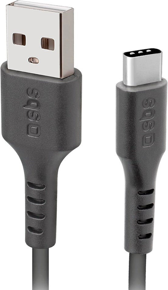 SBS USB-C Kabel 2 Meter - 480 Mbit/s - Sort