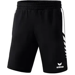 Erima Six Wings Worker Shorts Kinder - schwarz/weiß - 128