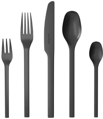 Villeroy & Boch Manufacture Rock Noire 20 Piece Cutlery Set