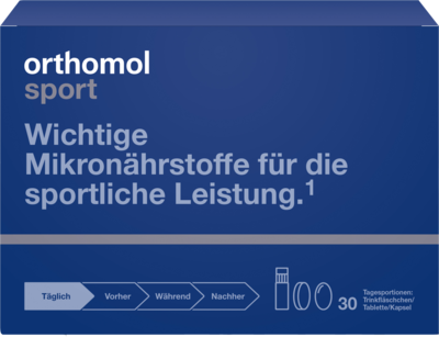 Orthomol pharmazeutische ORTHOMOL Sport Trinkfläschchen/Tabl./Kaps.Kombip. 729 g 02943852