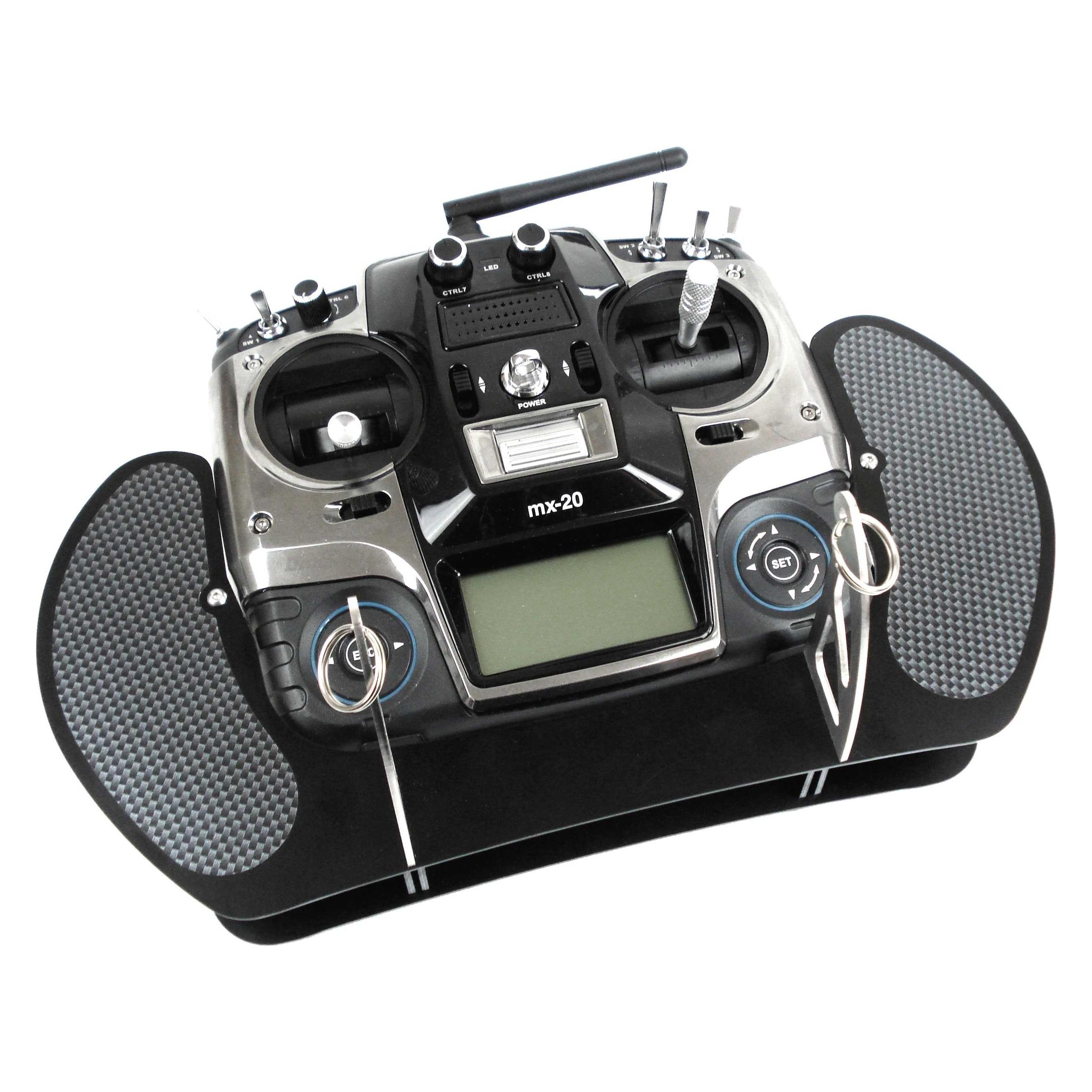 AHLtec Senderpult Graupner MX HoTT black MX-12, MX-16,MX-20 mit Standard Senderpultbügel (SPMXHoTTB)
