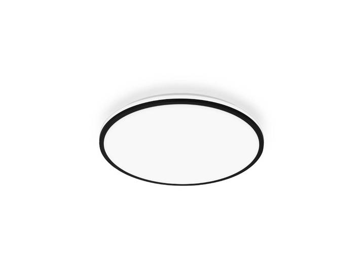 LED-plafondlamp Pulap A, zwart, Kunststof, Modern, LED plafondlamp