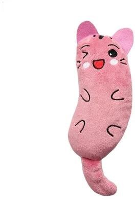 Uplifted Goods Catnip Chewing Plush Bite Toy pink