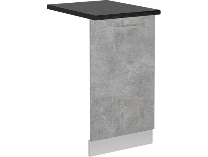 Frontblende Vicco R-Line Beton 45 cm , AP Anthrazit, Model 54901