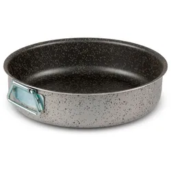 Runde Kuchenform von Mamù, antihaftbeschichtet, aus Aluminium, PFOA-frei, kratzfest, hergestellt in Italien, Ø 16 cm