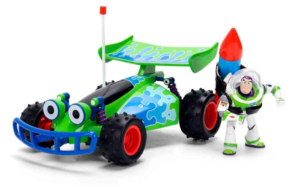 Jada Toys Disney Pixar Toy Story Buzz Lightyear Turbo Buggy afstandsbedieningsauto schaal 1:24