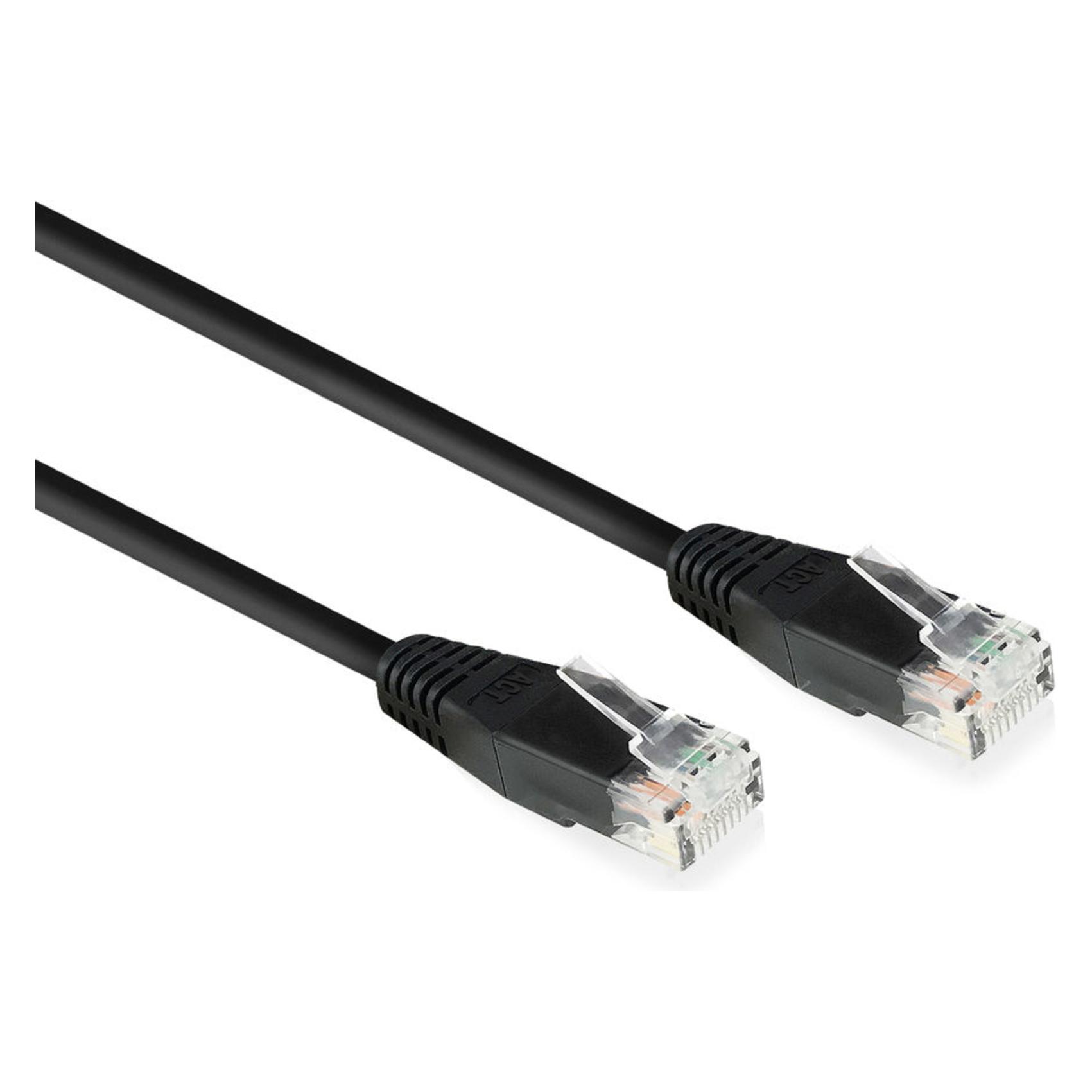 ACT Black 2.0 meter U/UTP, CAT6 patch cable with RJ45 connectors (U/UTP, CAT6, 2 m) (AC4002)