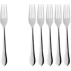 Villeroy & Boch Multipack Oscar Tafelgabel - 6 Stück, Besteck, Silber