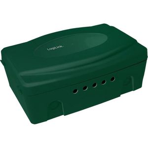 LogiLink Kabelbox LPS272, aus Kunststoff, grün, 32 x 21 x 12 cm