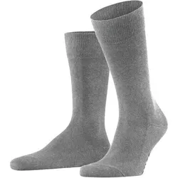 FALKE Herren Socken He/Uni FALKE Family SO, Größe 39-42 in Grau 3390