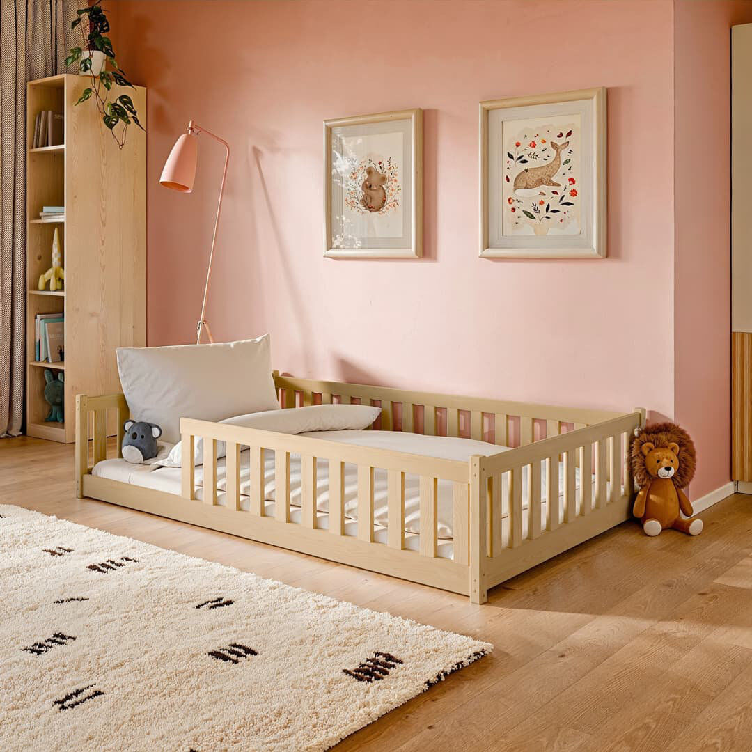 Arte-N Furniture Ltd Otis Mid Sleepers Bed Frame Natural