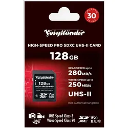 Voigtländer Prof. High-Speed SDXC 128GB UHS-II
