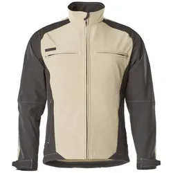 MASCOT Dresden Softshell Jacke UNIQUE Hellkhaki / Schwarz 3XL - 12002-149-5509-3XL - Hellkhaki / Schwarz