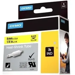 Dymo RhinoPRO Heat shrink tubing Black Yellow (18052)