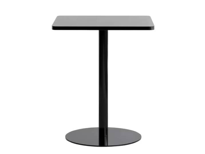 Sofa-Beistelltisch Freizeit-Akzenttisch Computer-Büroschreibtisch Tisch Goldfarbener Bartisch hoher Oberseite, hoher Cocktailtisch Bistro-Pubs Sockel stabiler Barthekentisch(Schwarz,48x48x72cm)